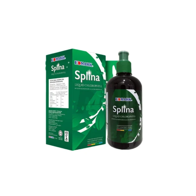 عبوة سبلينا كلوروفيل السائل من شركة إدمارك الماليزية حجم 500 مل، مشروب طبيعي غني بالفيتامينات والمعادن