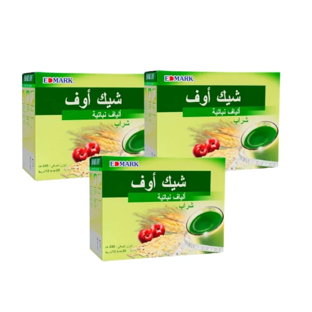 عرض 3 عبوات شيك اوف الأصلي في الأردن – العبوة بـ16 دينار بدلاً من 20